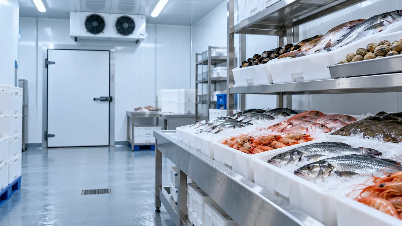 Cámara frigorífica para pescaderías